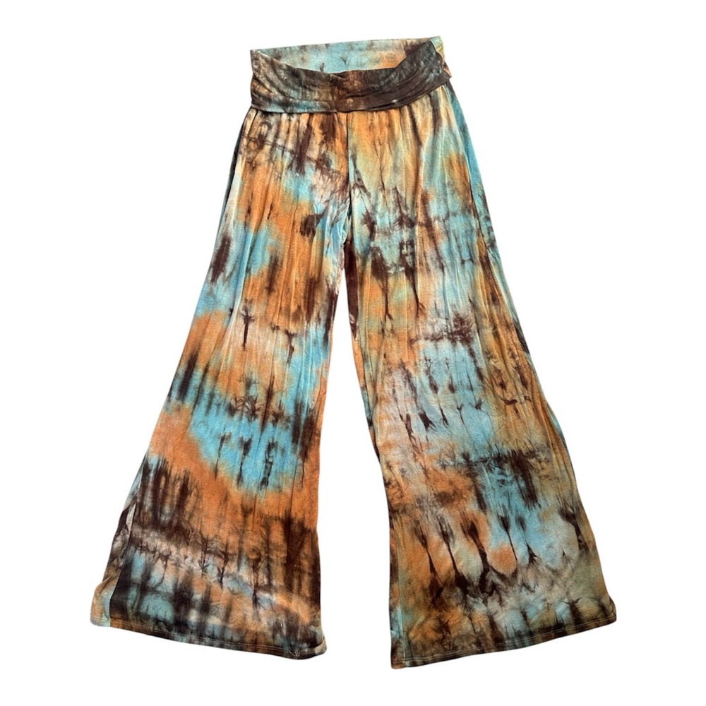 Triumph USA Tie-Dye Wide Leg Flare Leggings Pants